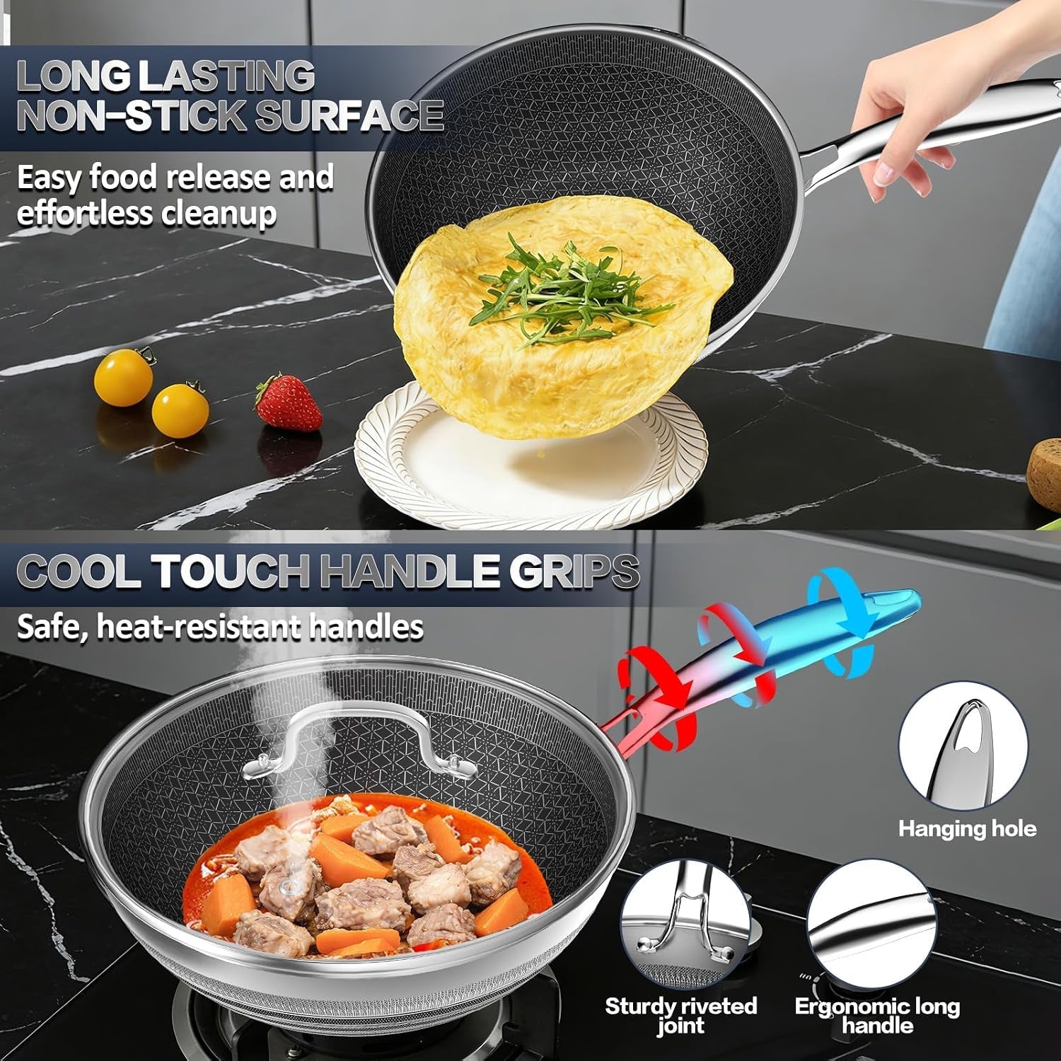 woks-stir-fry-pans-nonstick-hybrid-304-stainless-steel-wok-10-8-non-stick-wok-pan-with-lid-for-induction-electric-gas-all-stoves-pfoa-free-cookware-dishwasher-and-oven-safe
