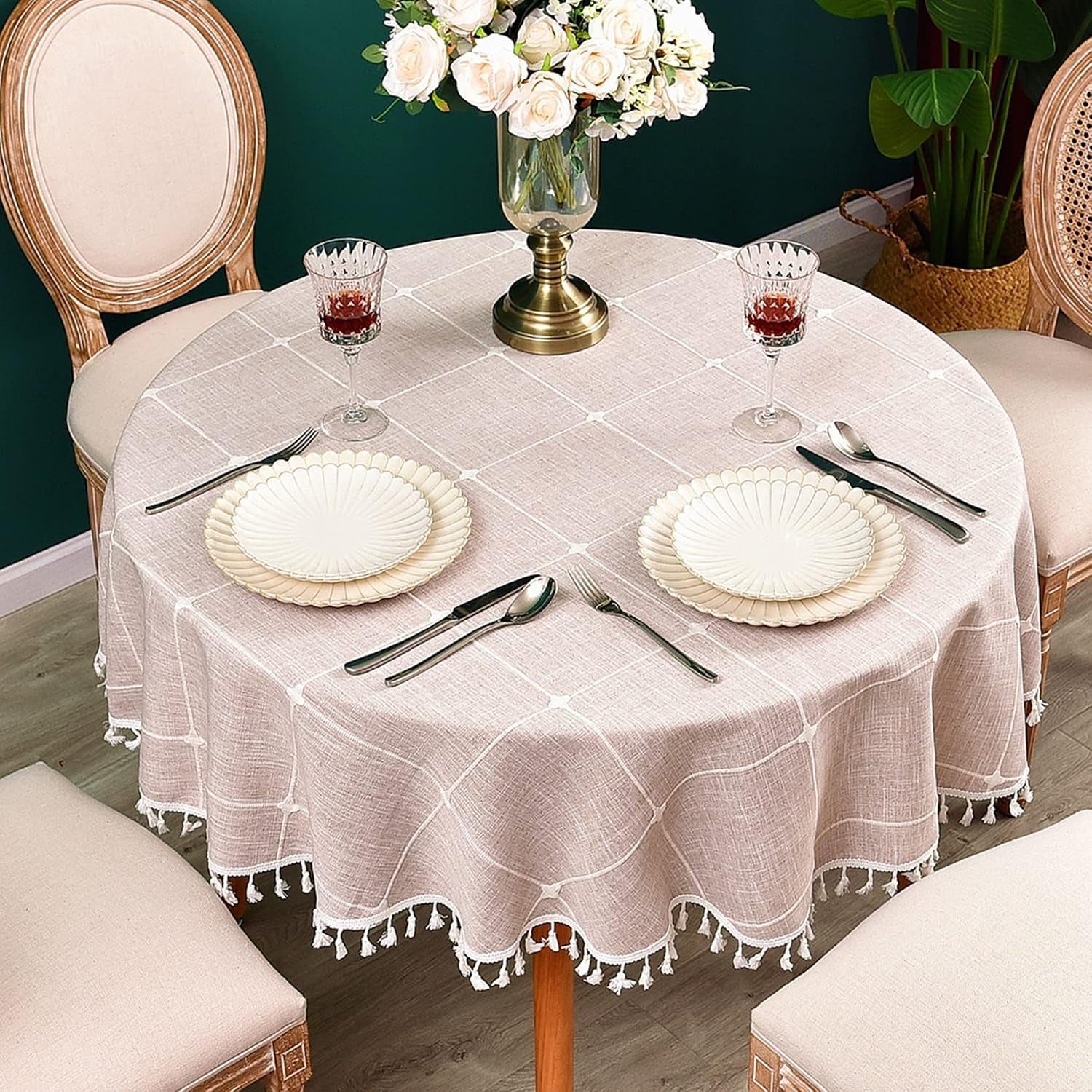 plaid-round-tablecloth-36-inch-cotton-linen-round-table-cloth-heavy-weight-coffee-table-cover-for-farmhouse-kitchen-dining-restaurant-home-tabletop-decor
