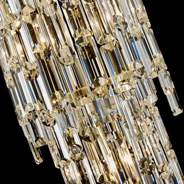79" Large High Ceiling Chandelier, 21-Light Gold Long Staircase Chandeliers Luxury Foyer Chandelier Top K9 Crystal Tiered Ceiling Light Fixture for Staircase Entryway Hallway Living Room7