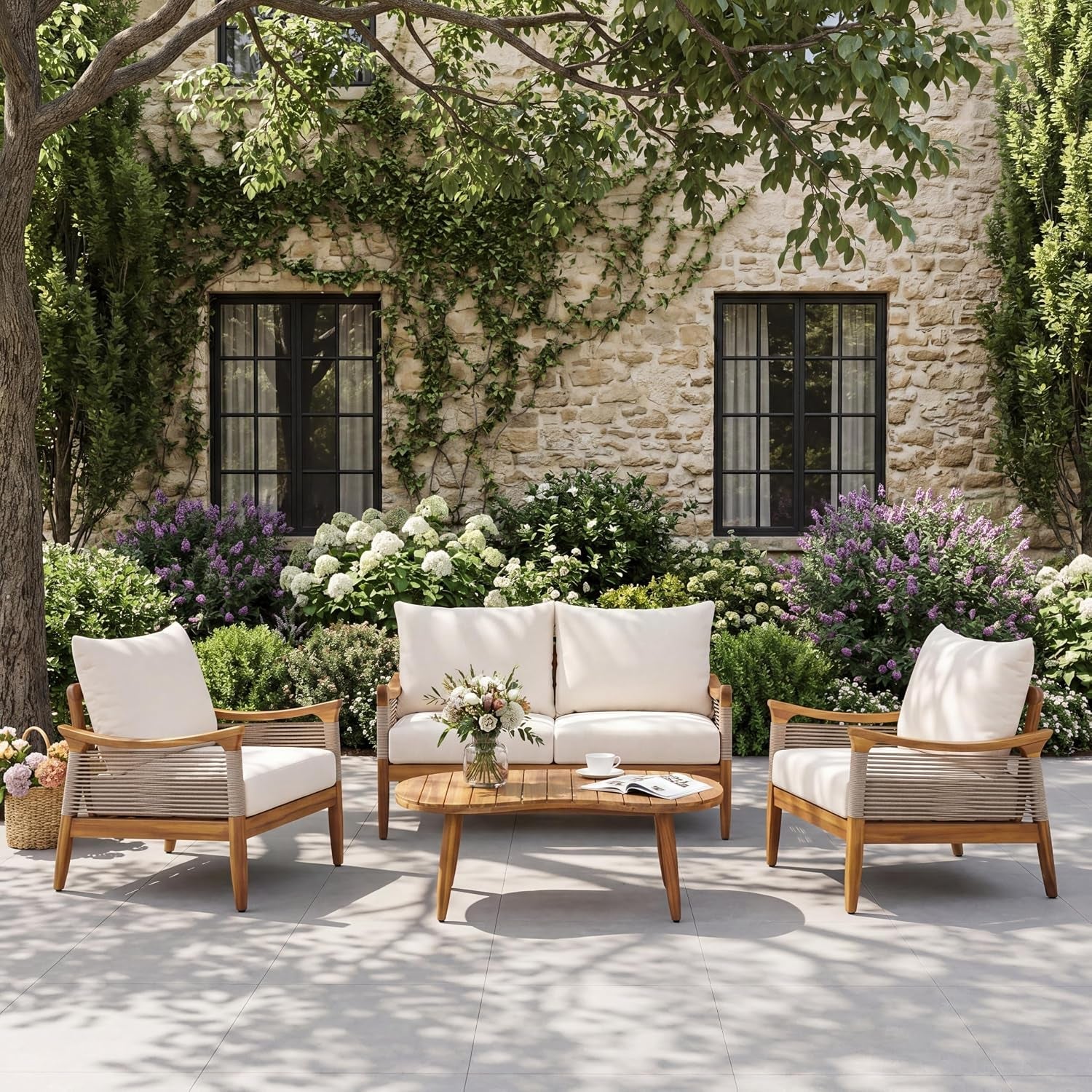 havets-4-piece-patio-conversation-sets-outdoor-acacia-wood-patio-seating-group-woven-rope-loveseat-chairs-with-cushions-and-coffee-table-for-porch-backyard-balcony-teak-beige