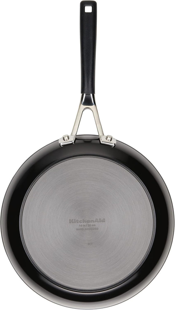 Kitchenaid Hard Anodized Nonstick Cookware/Pots and Pans Set, 10 Piece - Matte Black10