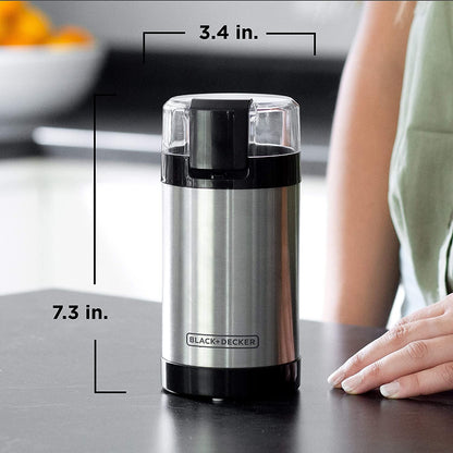 BLACK+DECKER One-Touch Coffee & Spice Grinder with Stainless Steel Blades7