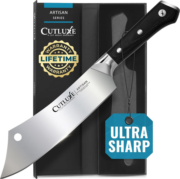 Cleaver Chef Knife, 8" Meat Cleaver Butcher Knife – German Steel1