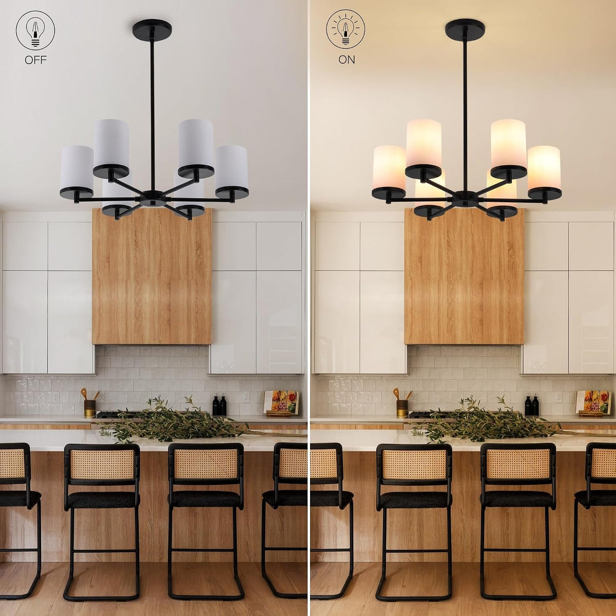 black-chandelier-modern-6-light-dining-room-light-fixture-over-table-with-frosted-glass-shades-farmhouse-kitchen-chandelier-ceiling-lighting-for-living-room-bedroom-entryway-height-adjustable