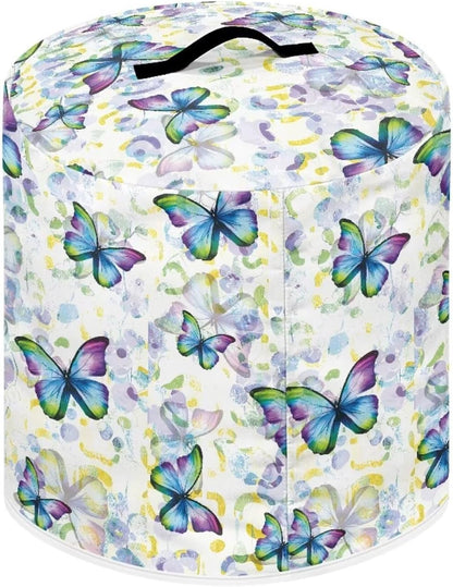 Fashion Butterfly Fryer Dust Covers for 3Qt Instant Pot Small Appliance Covers Hand Washable Dust Resistant Gifts for Kitchen Decor Living Room Slow Cooker Cover L2