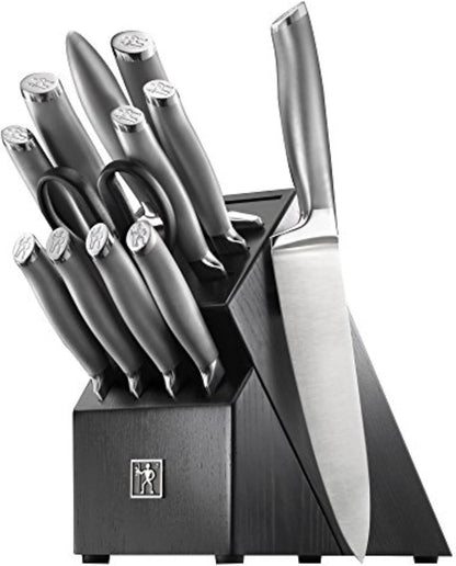 HENCKELS J.A International Modernist 13-Pc Knife Block Set, Black…1
