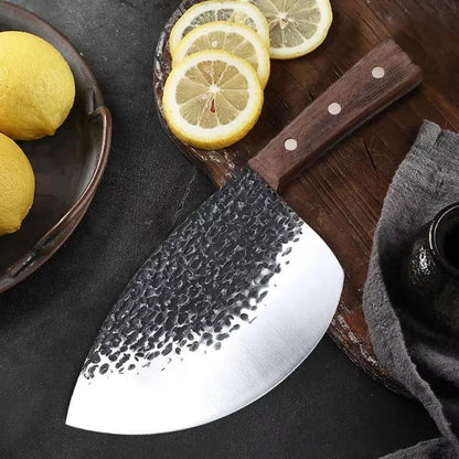 Meat Cleaver, Hand Forged Kitchen Boning Knife Stainless Steel Slicing Knife Butcher Knife Butcher Knives3