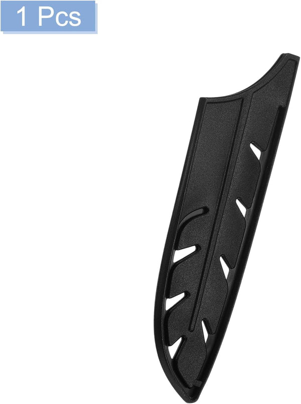 Knife Cover Sleeves Blade Edge Guards for 5" Santoku Knife Blade Edge Protector Universal Knife Sheath for Kitchen, Black3