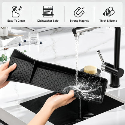 30" Magnetic Stove Top Shelf, Silicone over the Stove Spice Rack Organizer8