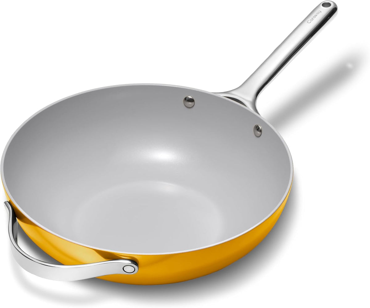 caraway-12-non-stick-ceramic-coated-stir-fry-pan-wok-inspired-pan-free-from-forever-chemicals-high-sloped-walls-stainless-steel-handles-marigold