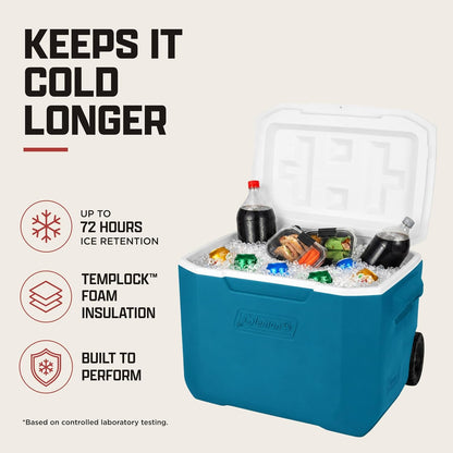 Coleman Chiller 9/16/30/48/60Qt Cooler with Ice Retention, Leak Resistant, Great for Camping, Concerts, Sports, and More3