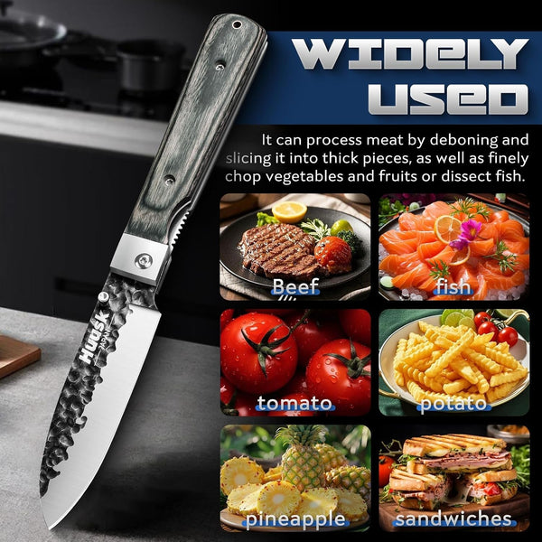 Japanese Folding Santoku Knife - Pocket Chef Knife5