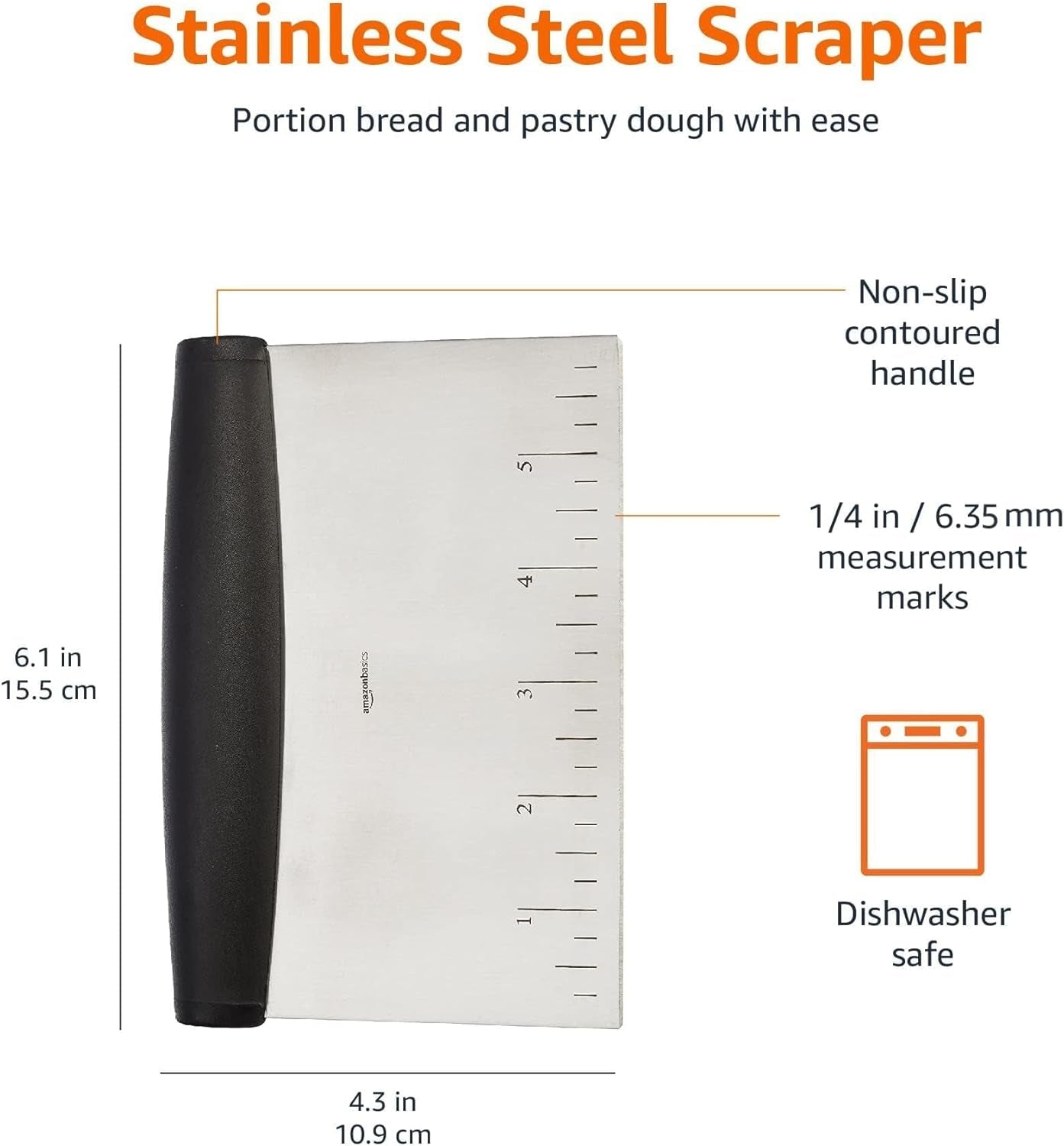 multi-purpose-bench-scraper-stainless-steel-dough-cutter-with-measurement-marks-dishwasher-safe-non-slip-contoured-grip-6-black-silver