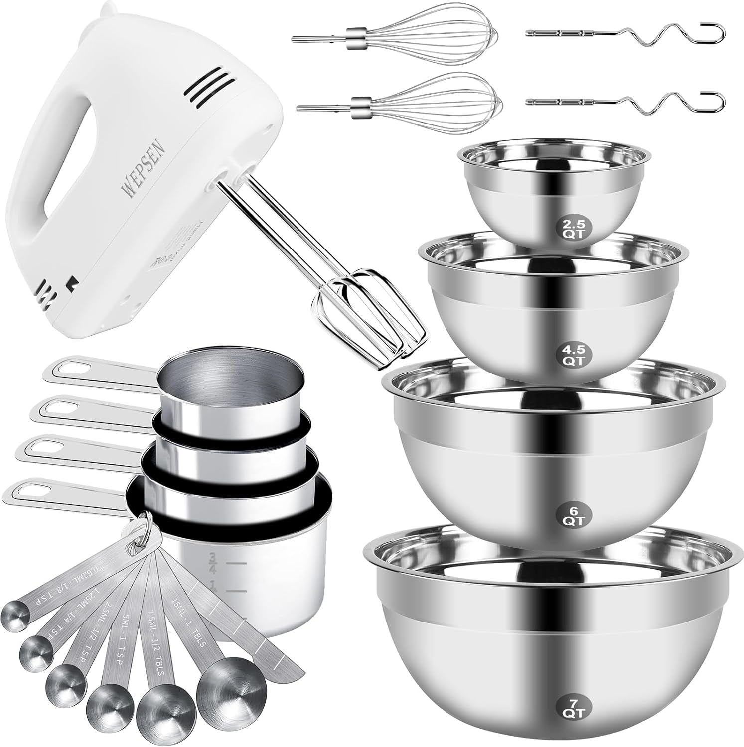 hand-mixer-electric-mixing-bowls-set-5-speeds-handheld-mixer-with-4-nesting-stainless-steel-mixing-bowl-measuring-cups-spoons-200w-kitchen-blender-whisk-beater-baking-supplies-for-beginner