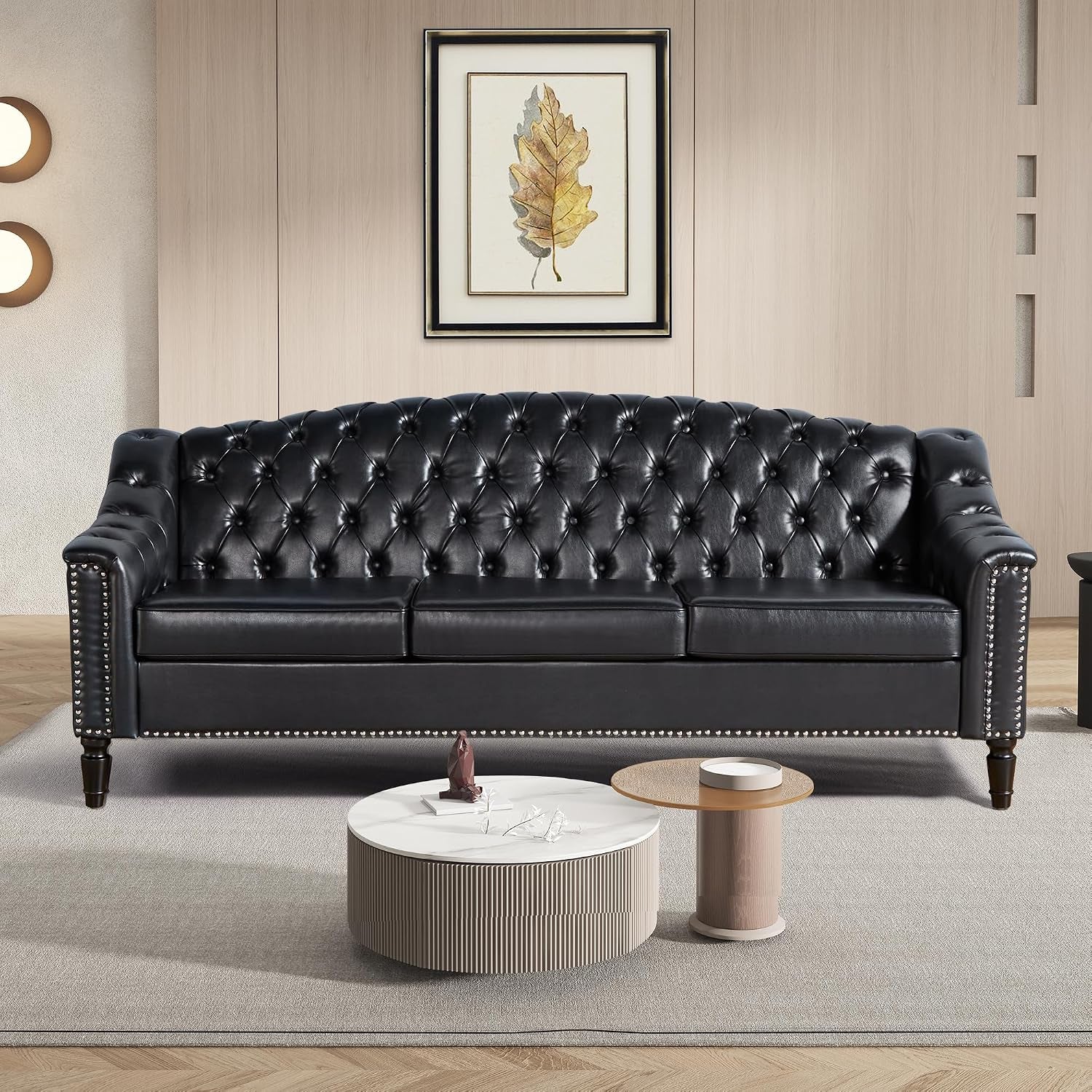 mid-century-modern-leather-couch-80-large-upholstered-sofa-with-high-back-chesterfield-sofa-sleeper-settee-with-solid-wood-legs-tufted-3-seater-wide-couches-for-living-room-office-black