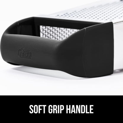 GORILLA GRIP® XL 4-Sided Stainless Steel Cheese Grater with Measurement Container, Bpa-Free Box Grater, Slip Resistant Base, Grate Hard Parmesan, Shred Veggies, Zest Citrus, Dishwasher Safe, Black9