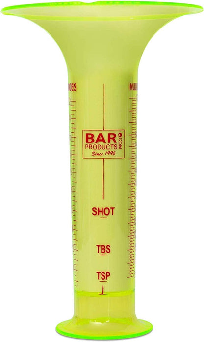 Pour Tester for Bartenders - Liquid Measuring Tool W/ 1 Ounce Shot Line and Measurements up to 2.5 Oz (75Ml) - Fits in Shaker Tin - Use for Restaurant Bar Training and Testing Kits1