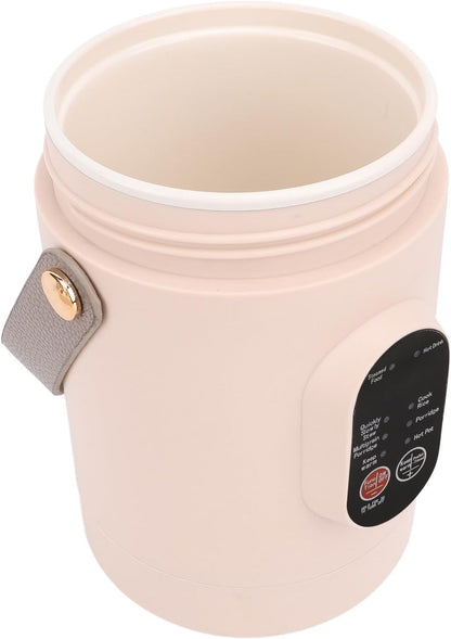 Mini Electric Cooker, Compact Portable Design with Visual Lid for Rice Noodles Soup Stewing, Suitable for Home Travel Camping Office (US Plug 110V)3