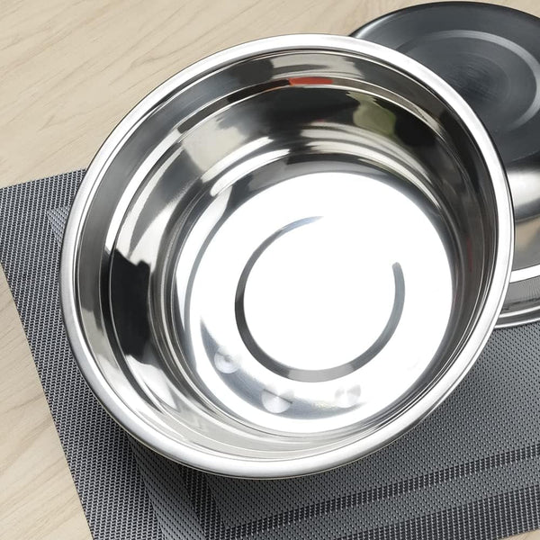 4-Pack Stainless Steel Mixing Bowls, Metal Prep Bowls4