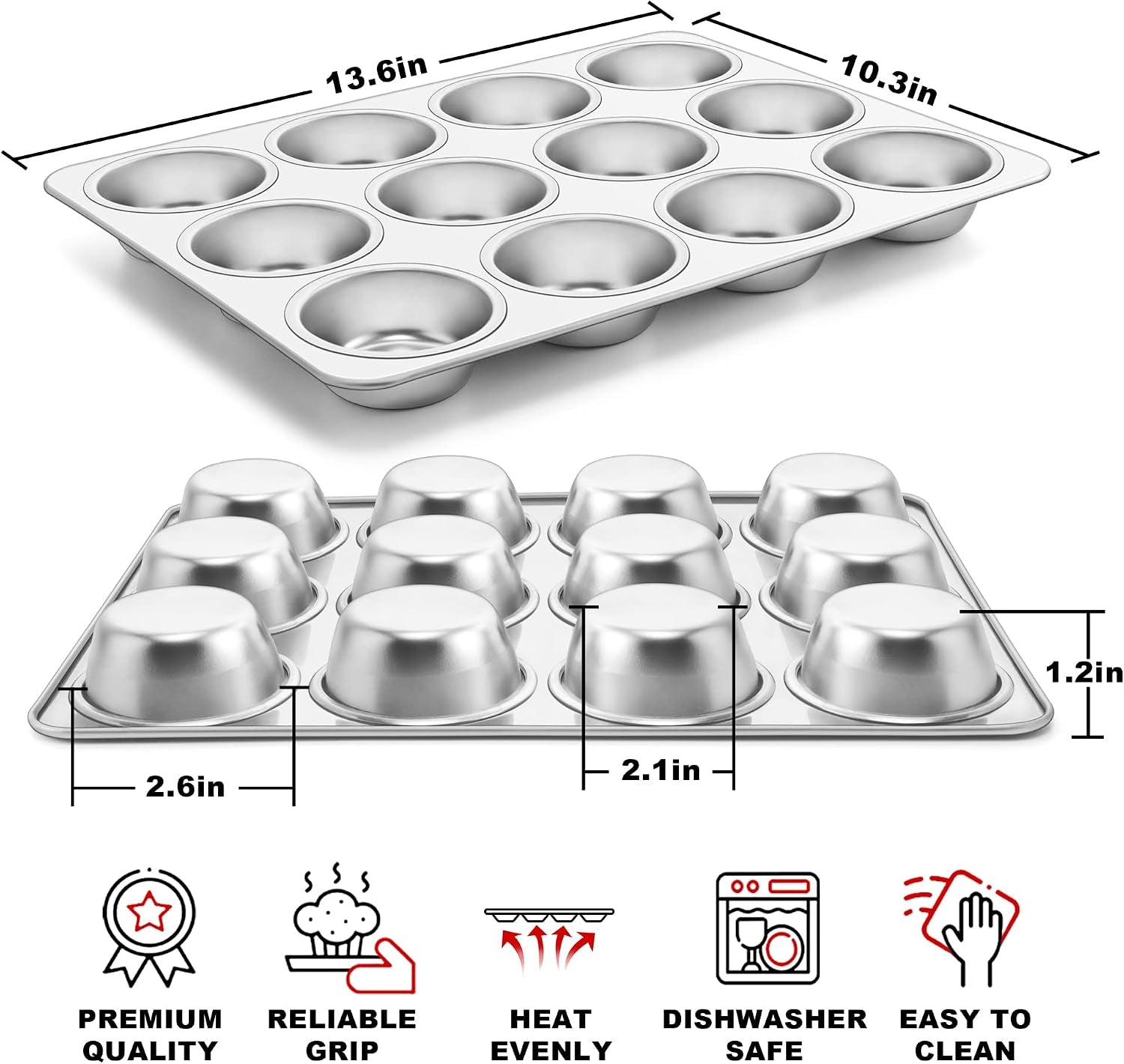 12-cup-muffin-pan-stainless-steel-muffin-tin-metal-cupcake-baking-pan-for-oven-regular-size-non-toxic-easy-clean-dishwasher-safe