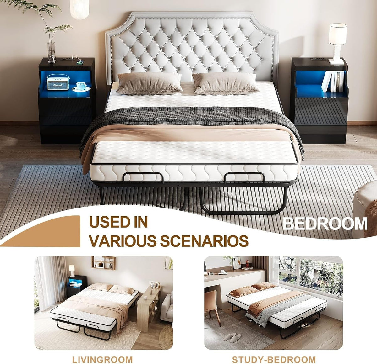 full-size-79x-59-folding-bed-with-5-memory-foam-mattress-wooden-and-steel-frame-extra-large-wide-rollaway-bed-for-guest-comfortable-sleep-in-a-large-space