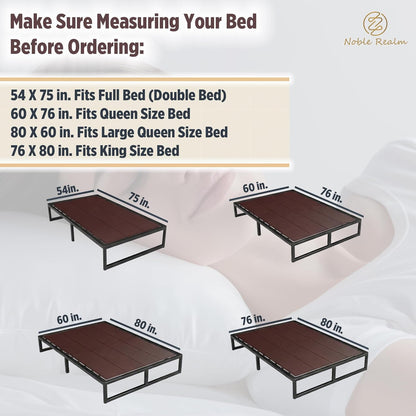 Brown Bunkie Board(76X80) under Mattress Support, Breathable, Anti-Sag7
