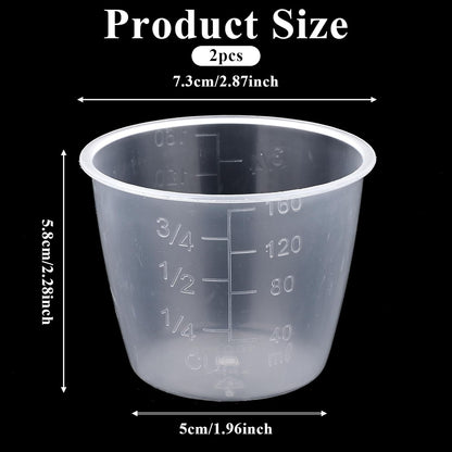 2PCS Rice Measuring Cup for Rice Cooker 160 Ml Plastic Transparent Rices Cooker Cup Small Laundry Measuring Rices Cups Replacement for Measuringe Dry Liquid Ingredient Measuringe Cups2