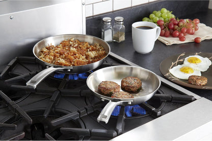 Calphalon Classic Stainless Steel Cookware, Fry Pan, 2-Piece3
