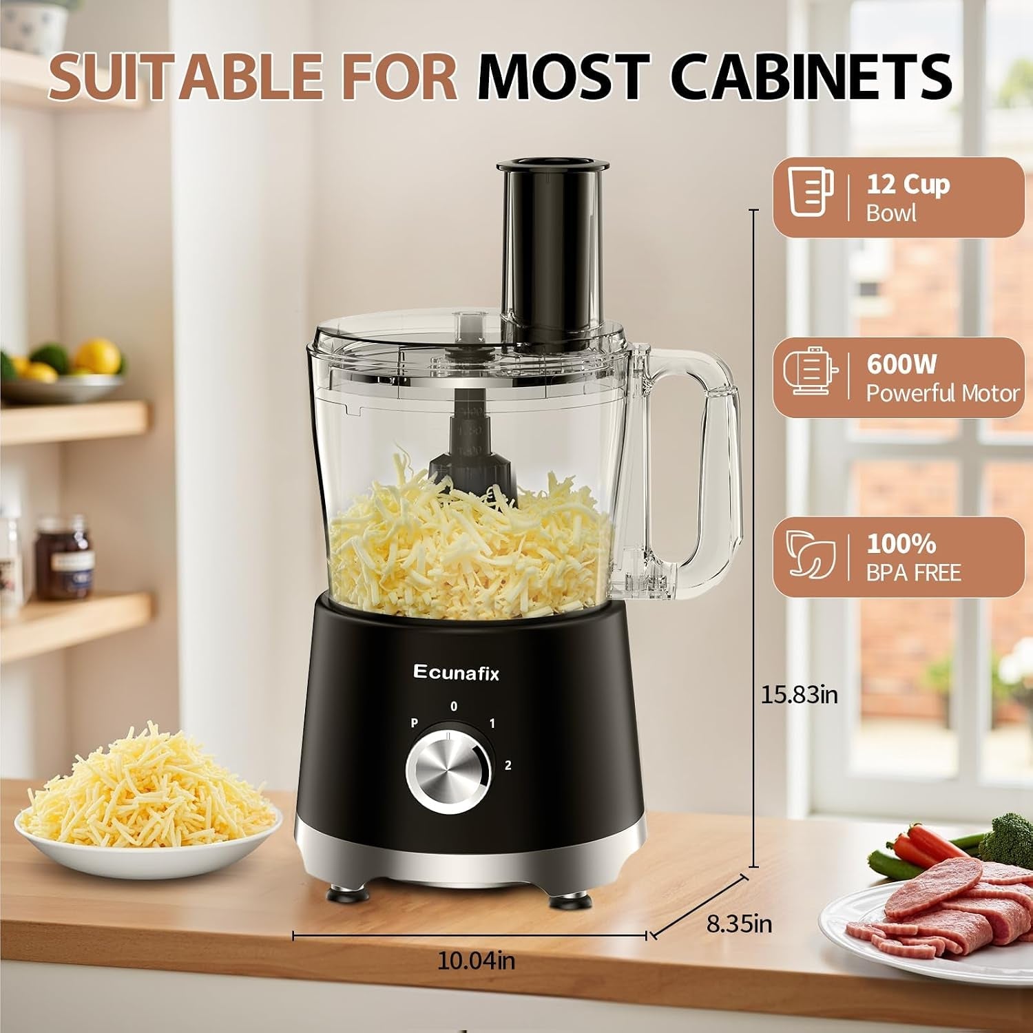 food-processor-and-vegetable-chopper-600w-bpa-free-12-cup-bowl-2-p-speeds-french-fry-cutter-6-8oz-grinder-for-cheese-grating-ice-creshing-chopping-shredding-slicing-mixing-and-doughing