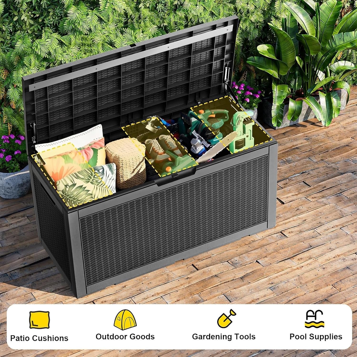 150-gallon-resin-deck-box-lockable-patio-outdoor-storage-box-for-furniture-garden-tools-and-tools-storage-waterproof-outside-storage-boxes-black
