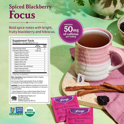 Morning Energy Variety Pack, 48 Tea Bags (3 Pack) | Sampler with Bright Peach Positive Energy, Sweet Tangerine Positive Energy and Spiced Blackberry Focus Blends4