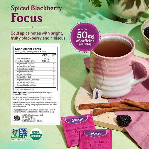 Morning Energy Variety Pack, 48 Tea Bags (3 Pack) | Sampler with Bright Peach Positive Energy, Sweet Tangerine Positive Energy and Spiced Blackberry Focus Blends4