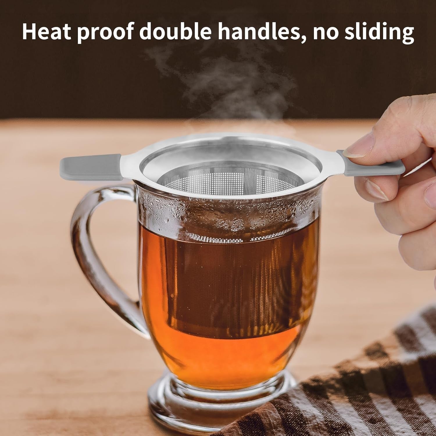 stainless-steel-fine-mesh-tea-infuser-for-loose-leaf-tea-heat-proof-handles-for-safe-grip-fits-teapots-mugs-cups-rust-resistant-easy-to-clean-versatile-tea-strainer-diffuser