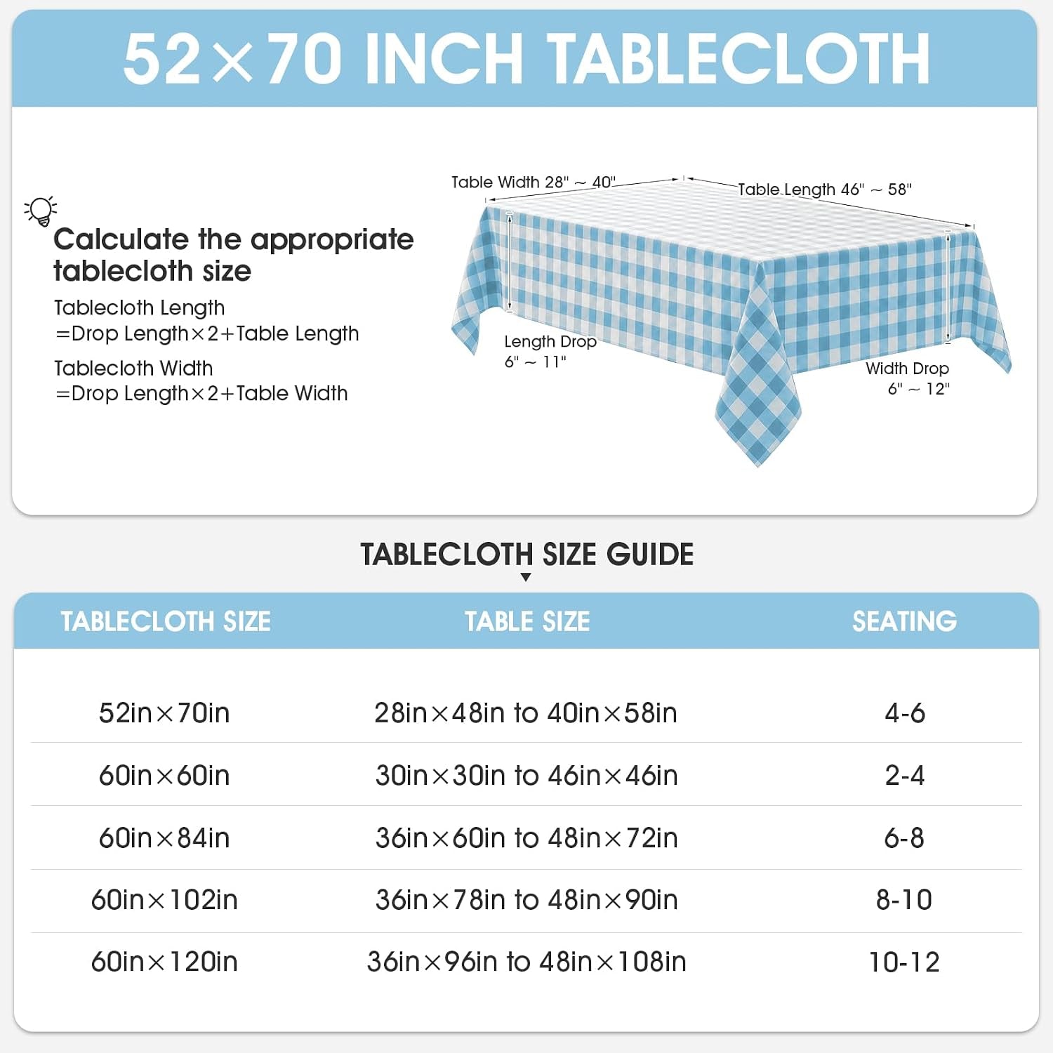 checkered-tablecloth-rectangle-waterproof-gingham-table-cloth-washable-buffalo-plaid-table-cover-wrinkle-free-for-kitchen-dining-and-outdoor-picnic-52-x-70-inch-light-blue-and-white