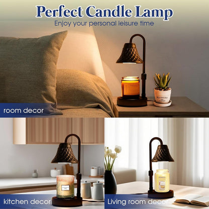 Adjustable Candle Warmer Lamp with Timer: Candle Lamps Fits All Candle Jar Home Decor - Wax Warmer for Scented Wax - Birthday Gifts for Women5