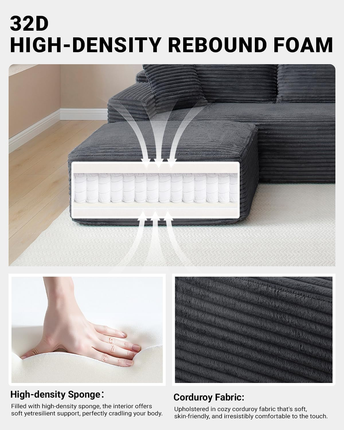 150-oversized-modular-sectional-sofa-deep-seat-cloud-l-shape-corduroy-couch-with-cup-holders-usb-ports-wireless-charging-storage-box-upholstered-modular-sleeper-sofa-for-living-room-black