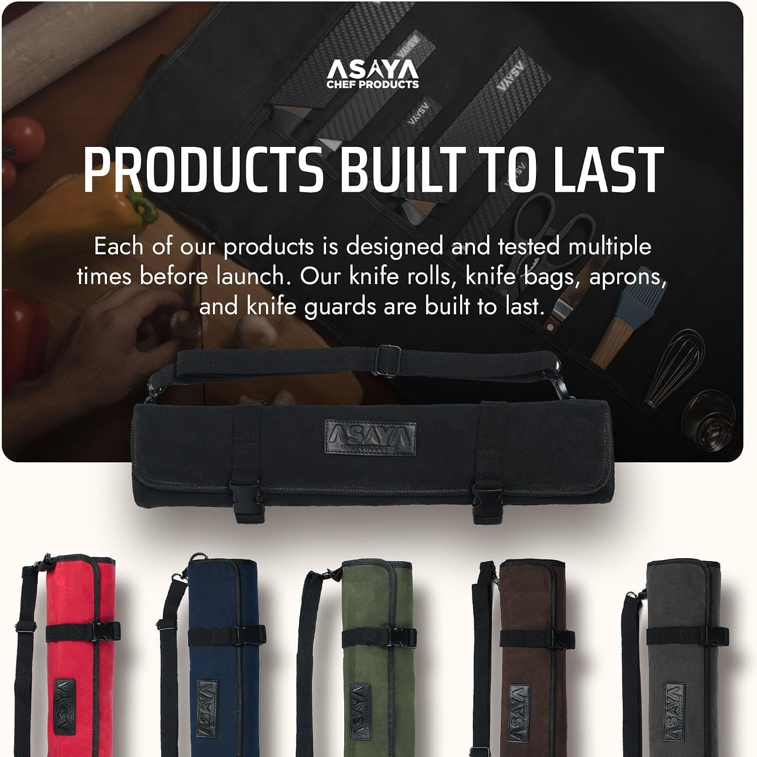 waxed-canvas-chef-knife-roll-bag-with-10-slots-and-a-zipper-pocket-professional-chef-knife-bag-storage-case-with-shoulder-strap-knives-not-included-black