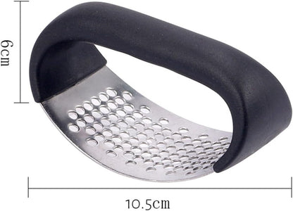 4PCS 105X60Mm Black Stainless Steel Garlic Press Kitchen Utensils Gadgets Seasoning and Spice Tool3