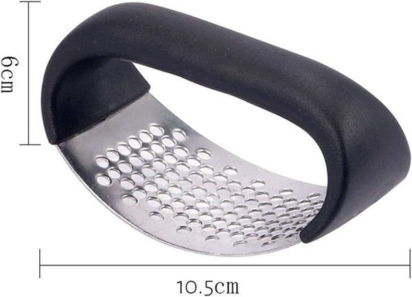 4PCS 105X60Mm Black Stainless Steel Garlic Press Kitchen Utensils Gadgets Seasoning and Spice Tool3