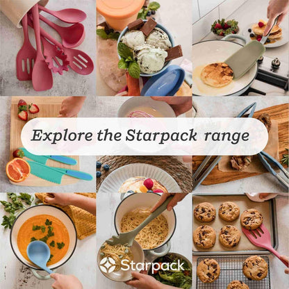 Starpack Flip and Whip Silicone Baking Utensils Set (5-Piece) - LFGB Non Toxic, 600°F Heat Resistant, Bpa-Free - Whisk and Rubber Spatula Set with Pastry Brush - Dishwasher Safe, Nonstick Sage Green9