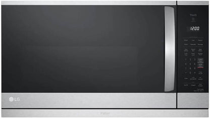 2.1 Cu. Ft. 30 In. Width Printproof Stainless Steel 1,050-Watt Smart Over-The-Range Microwave Oven with Extendavent 2.01