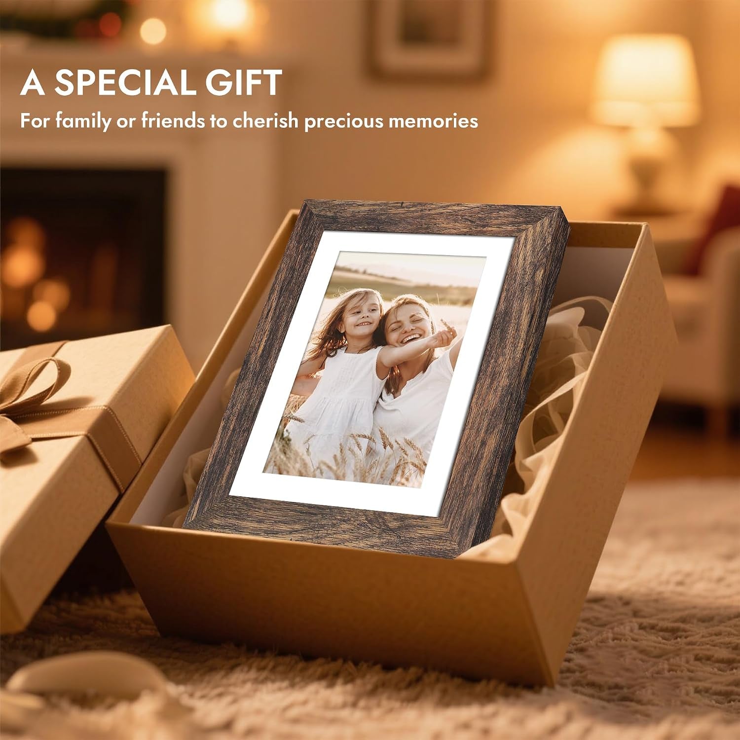 8x10-picture-frame-with-real-glass-wood-framerustic-brown-1-pack