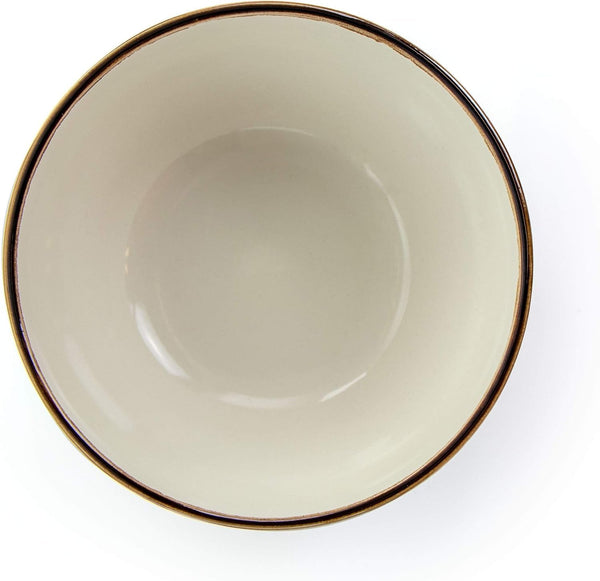 Embossed Scalloped Stoneware Dinnerware Dish Set, 16 Piece, Ivory8