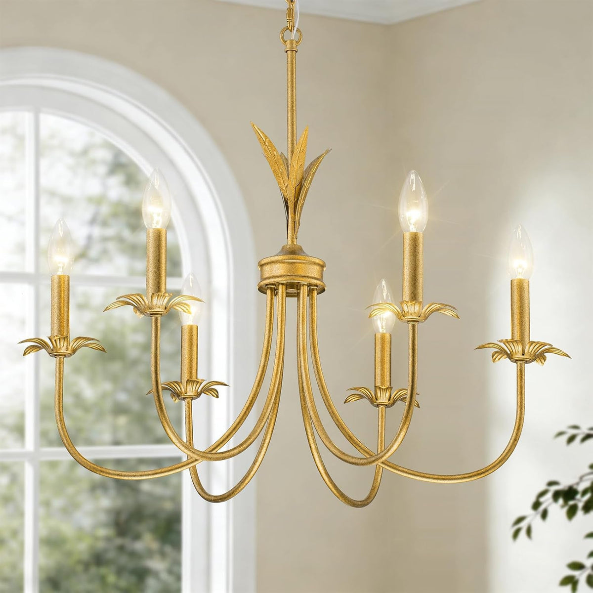 flower-antique-brass-chandelier-6-light-gold-chandeliers-for-dining-room
