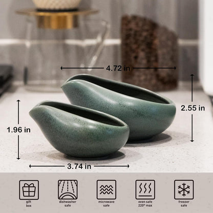 2-Pack Coffee Bean Dosing Cups by James Hoffmann, 30G-60G Capacity (Matte Dark Green)3