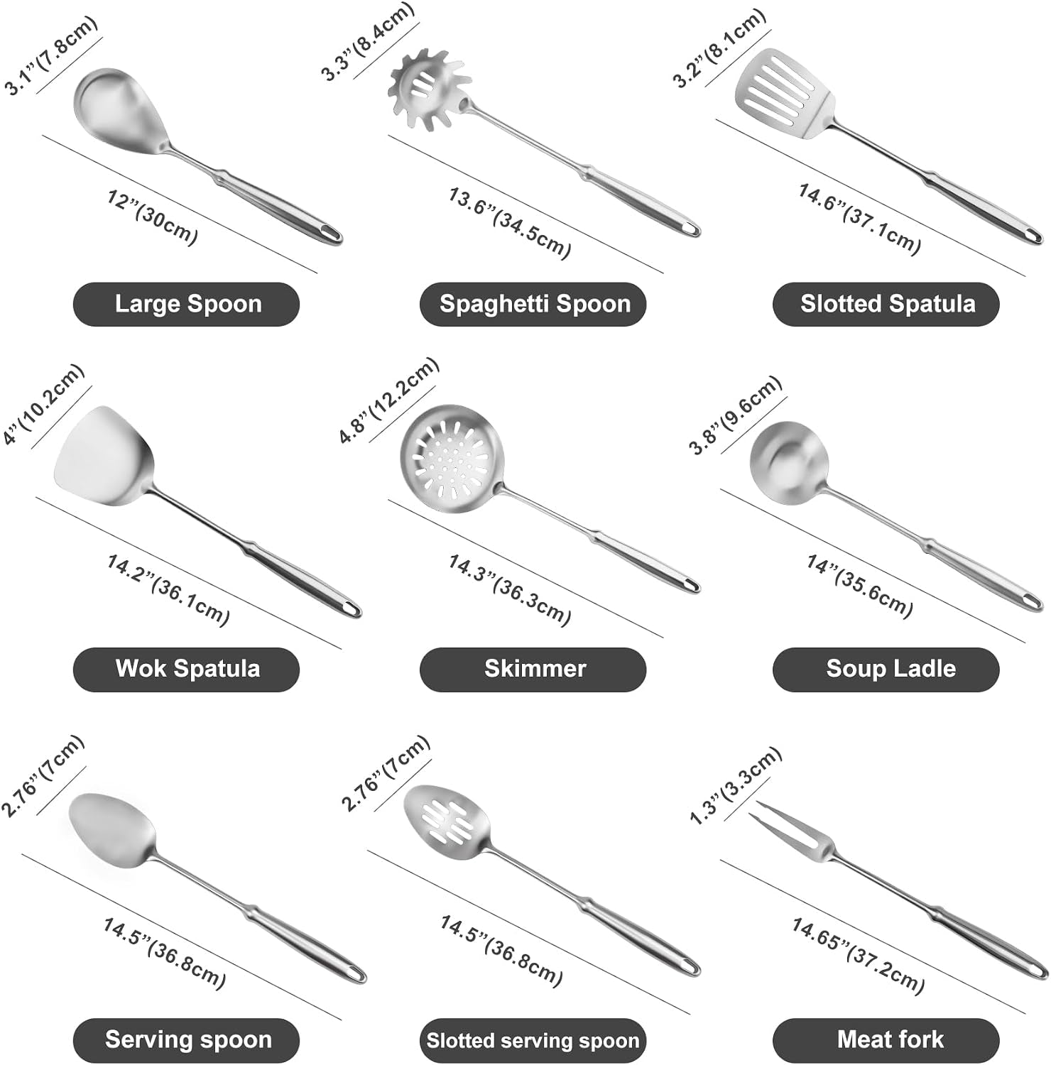 304-stainless-steel-cooking-utensils-set-9-pcs-metal-stainless-steel-kitchen-utensils-set-serving-spoon-spaghetti-spoon-skimmer-meat-fork-etc-dishwasher-safe