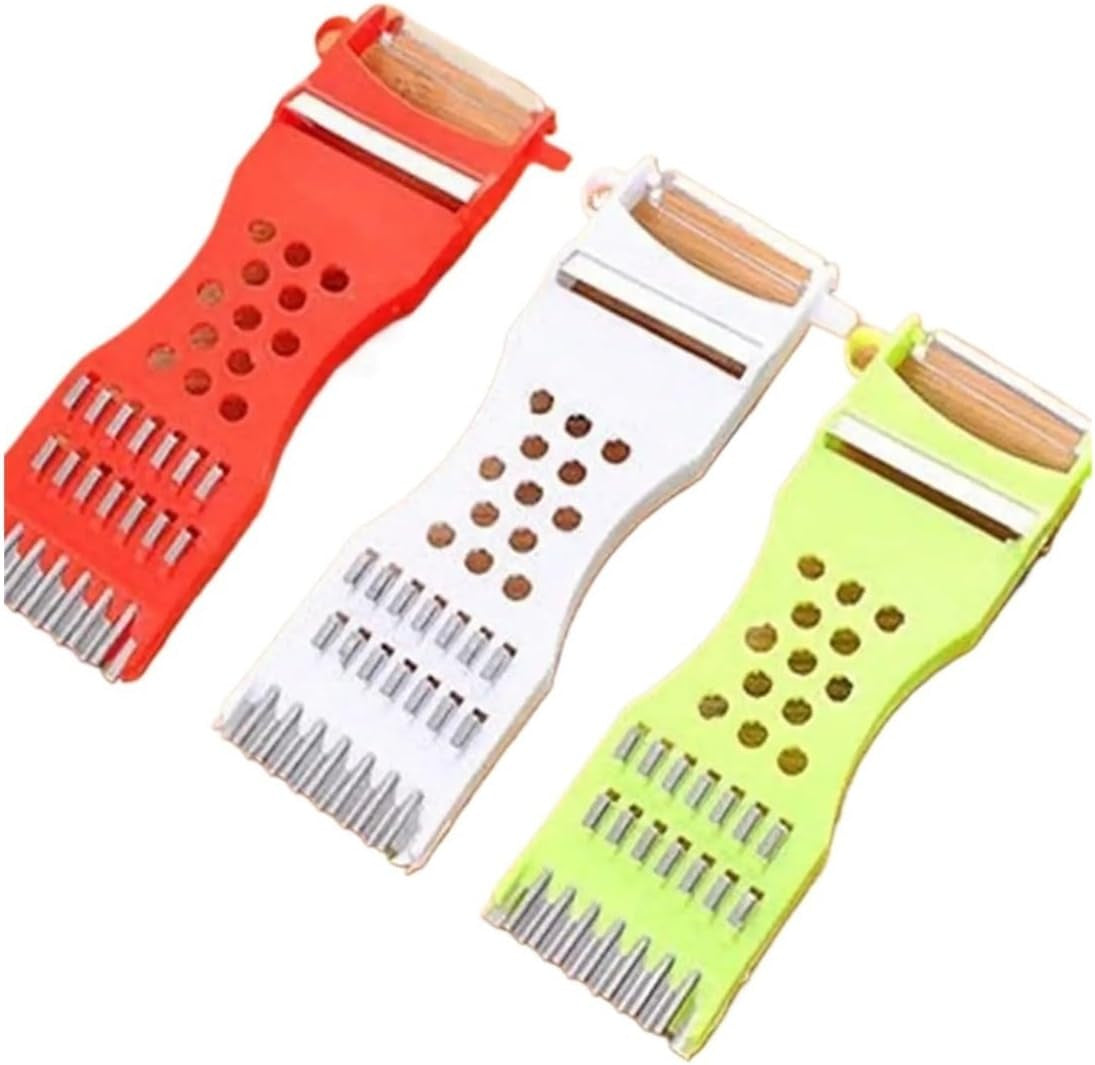 1pc-multifunctional-kitchen-vegetable-cutter-carrot-slicer-cucumber-slicer-cheese-grater-peeler-stainless-steel-blade-kitchen-tool-for-daily-meal-prep5pcs-white
