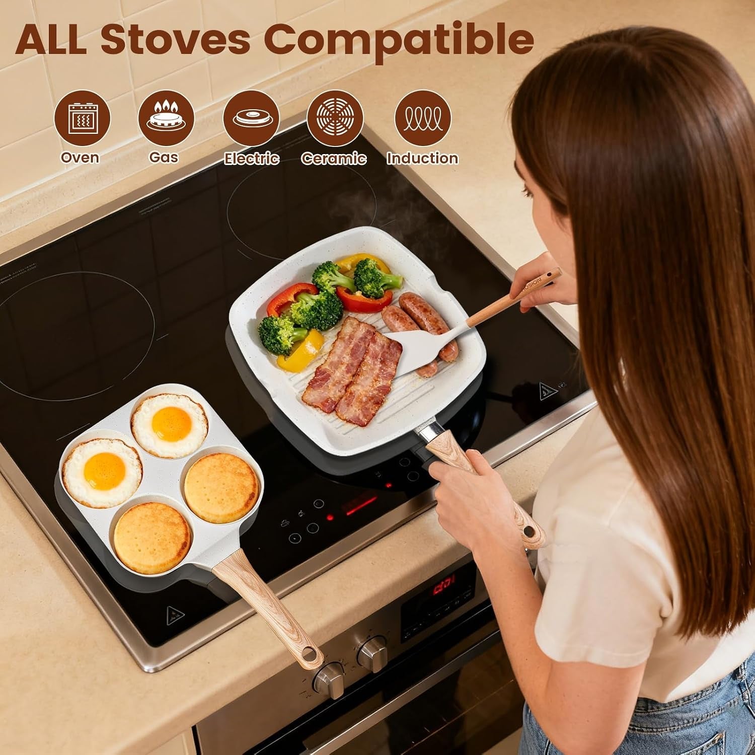 27pcs-nonstick-ceramic-pots-and-pans-cookware-set-with-gloves-apron-silicone-tools-ivory