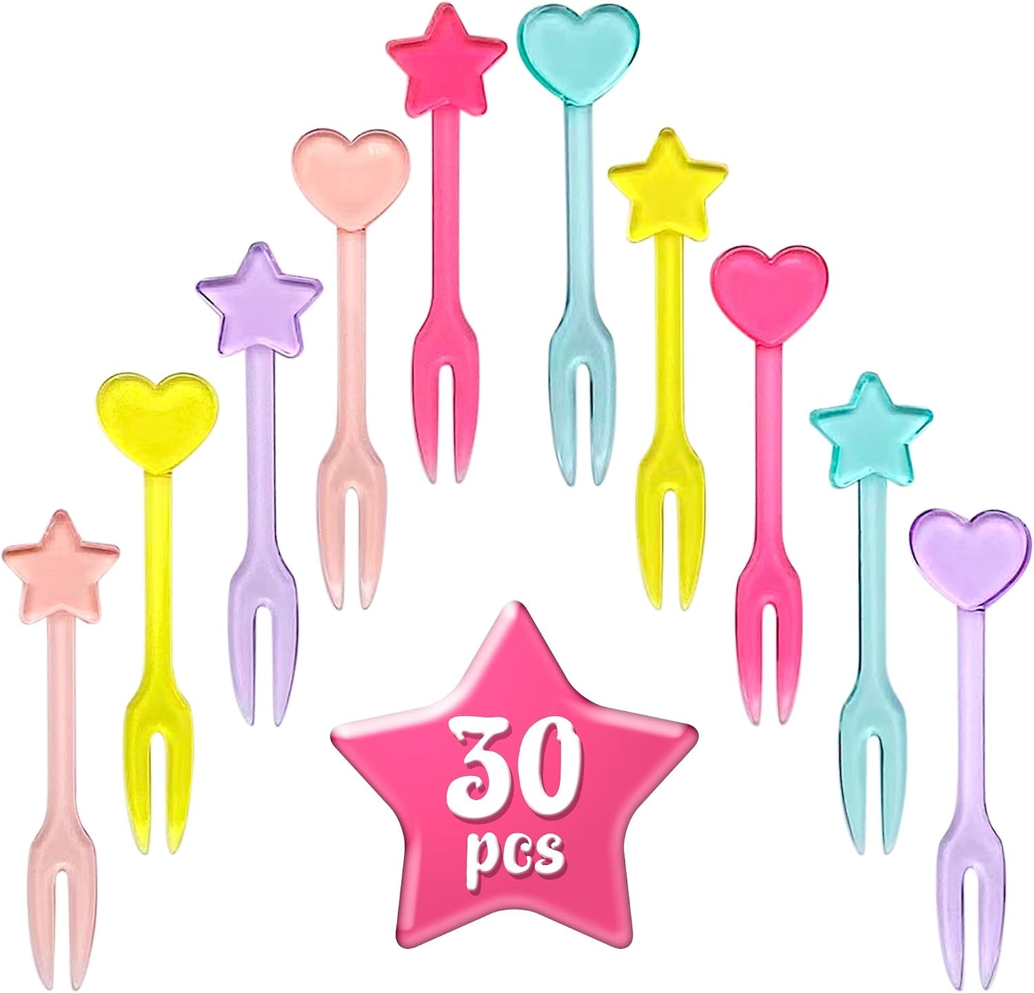 30-forks-for-kids-fruit-picks-bento-box-picks-reusable-mini-toothpick-sticks-heart-dessert-forks-for-children-party-and-lunch-box
