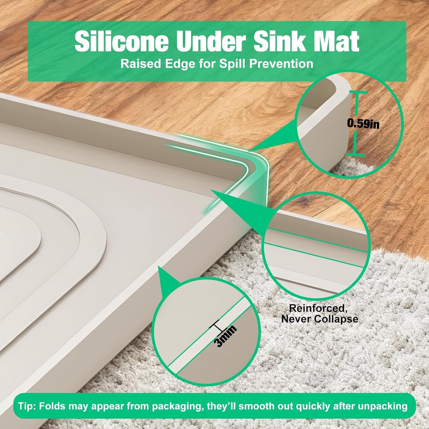 under-sink-mat-34-x-22-waterproof-silicone-cabinet-kitchen-liner-beige